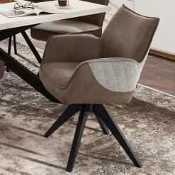 X-Fuß Tisch & Drehstühle Set - Niam (siebenteilig)^Wohnen New