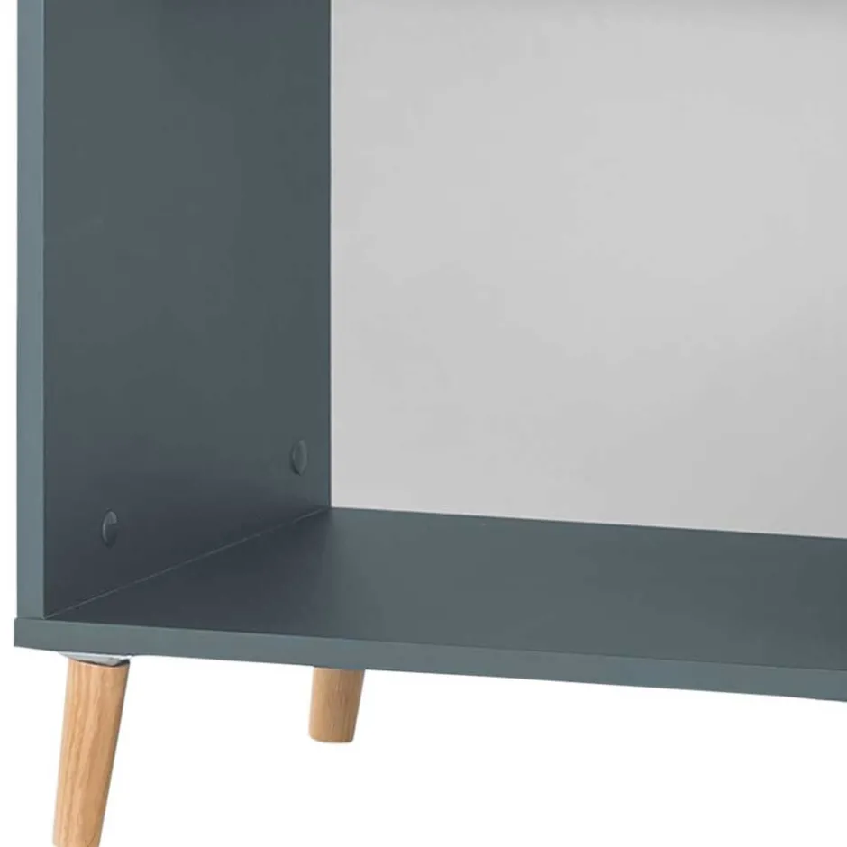 51x93x41 2 Fächer Büroregal in Petrol Blau - Baiamare^Wohnen Online