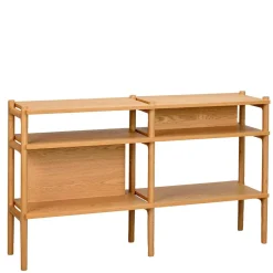 Wohnen 140x81x36 4 Fächer Regal in modernem Design - Ulapos