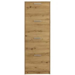 Wohnen 55x157x21 4 Klappen Schuhschrank modern - Atia