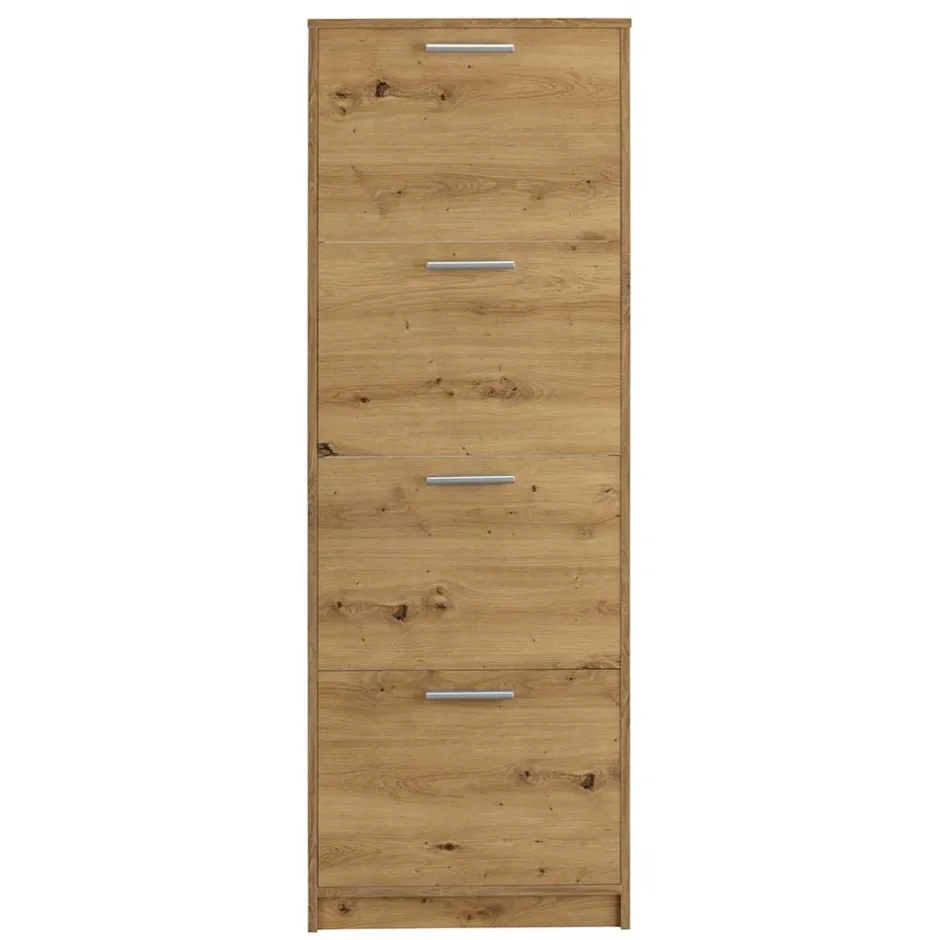 Wohnen 55x157x21 4 Klappen Schuhschrank modern - Atia