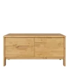 Wohnen 98x48x34 2 Schubladen Kommode aus Kiefer - Etvina