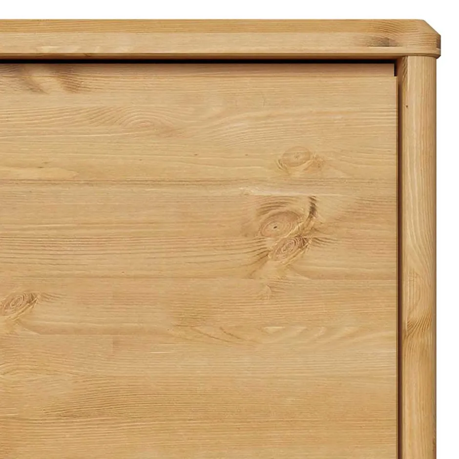 Wohnen 98x48x34 2 Schubladen Kommode aus Kiefer - Etvina