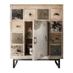 Wohnen 85x103x32 10 Schubladen Kommode Ethno - Antra