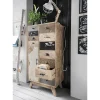 Wohnen 55x110x33 Altholz Hochkommode mit 11 Schubladen - Conville