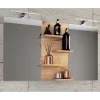 Wohnen 112x59x12 Bad Doppelspiegel mit Mittelregal - Cazryn