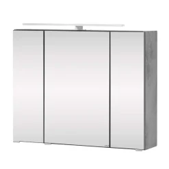 Wohnen 80x64x20 Bad Hängeschrank mit Spiegeltüren - Dastroz