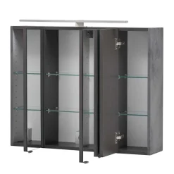 Wohnen 80x64x20 Bad Hängeschrank mit Spiegeltüren - Dastroz