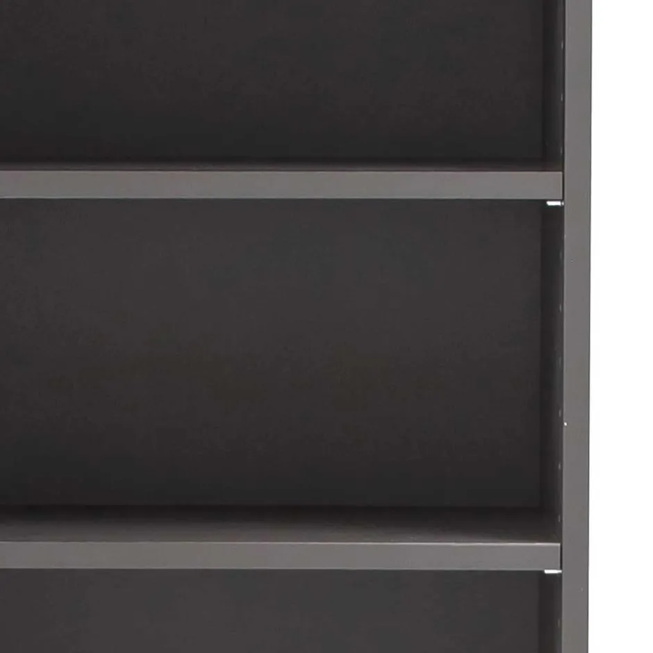 40x185x35 Bad Hochschrank in Grau mit Wildeiche - Agiruan^Wohnen Hot