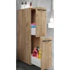 Wohnen 25x110x50 Bad Nischenschrank mit 2 Auszügen - Naico