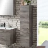 30x135x35 Bad Seitenschrank in Eiche Grau - Svegaria^Wohnen Hot