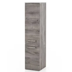30x135x35 Bad Seitenschrank in Eiche Grau - Svegaria^Wohnen Hot