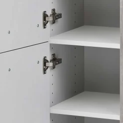 30x135x35 Bad Seitenschrank in Eiche Grau - Svegaria^Wohnen Hot