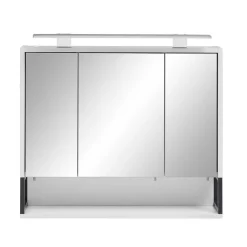 70x68x16 Bad Spiegelschrank aus Stahl in Weiß - Ismilav^Wohnen Sale