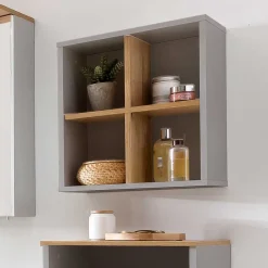 41x48x21 Bad Wandregal mit 4 Fächern - Nienzo^Wohnen