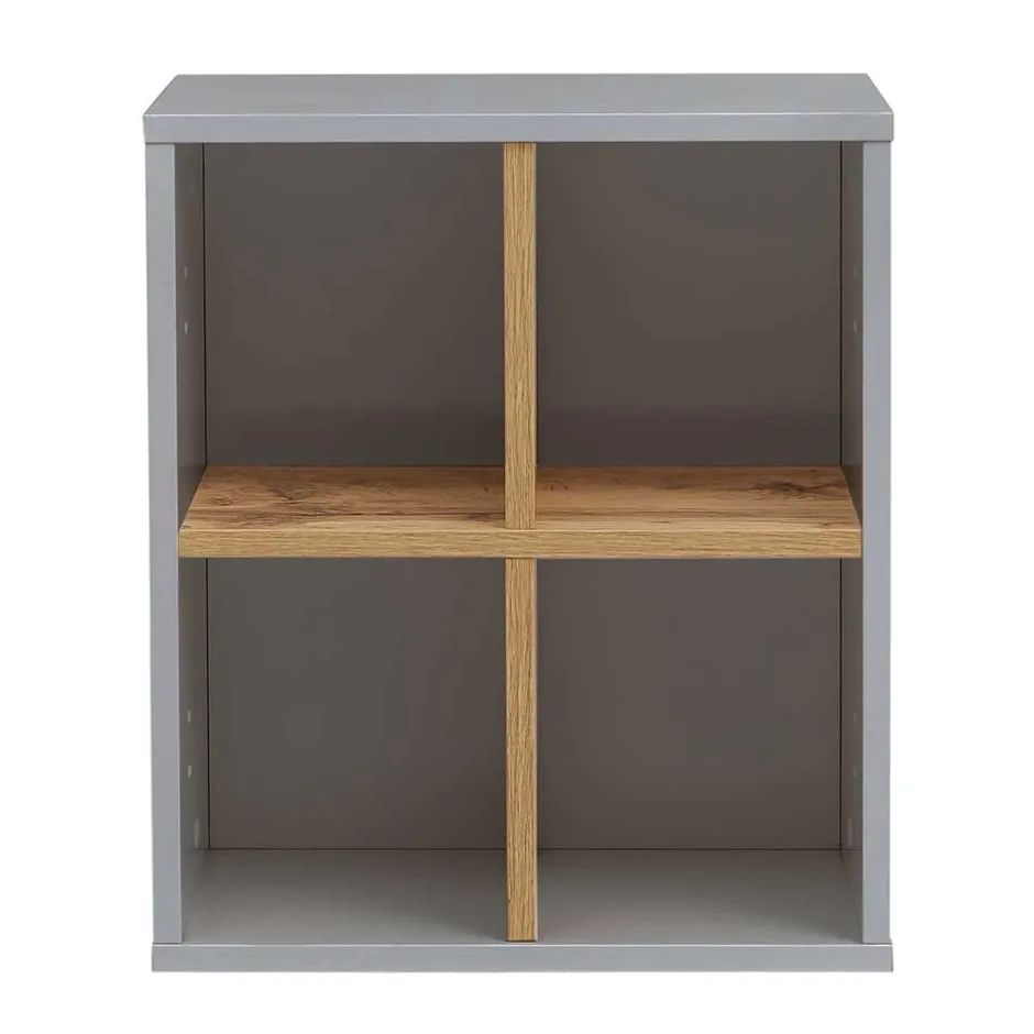 41x48x21 Bad Wandregal mit 4 Fächern - Nienzo^Wohnen