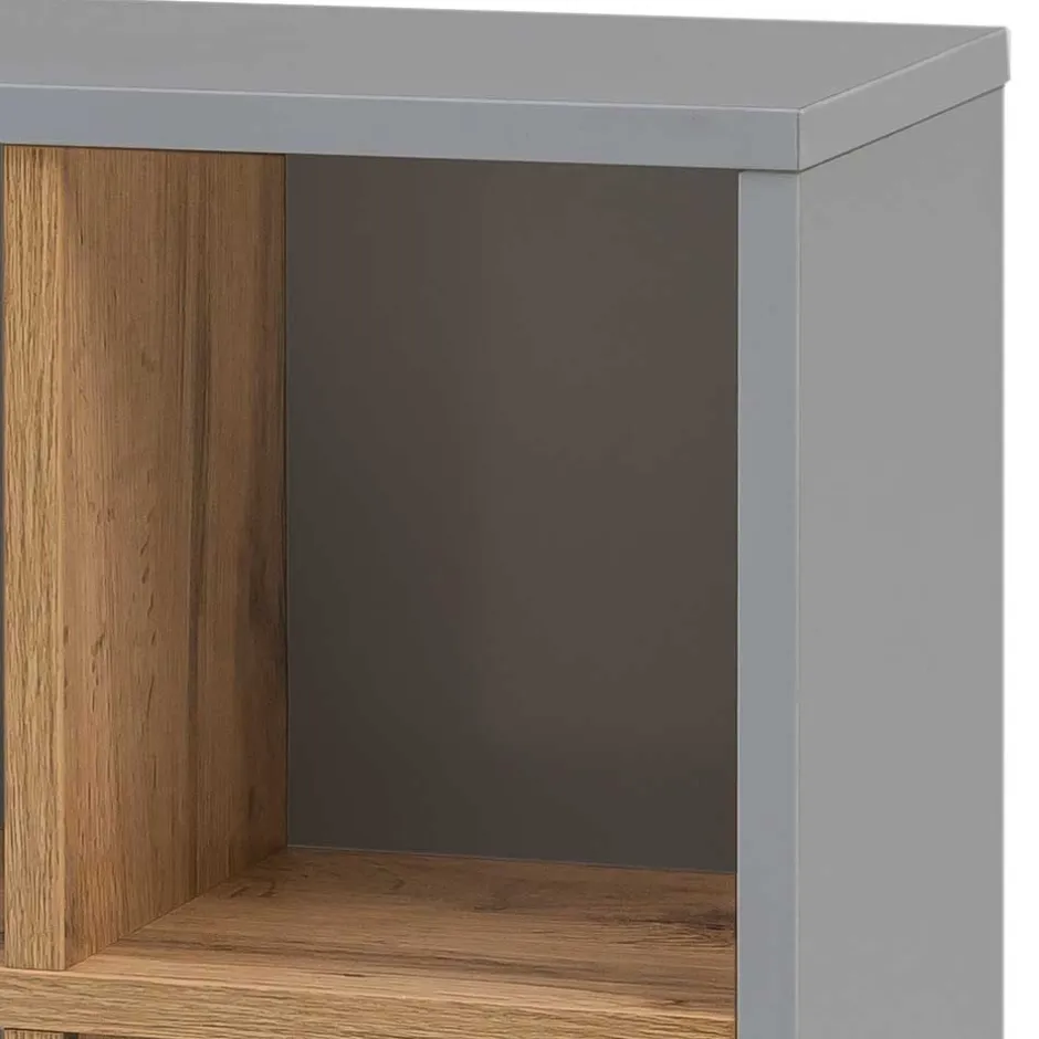 41x48x21 Bad Wandregal mit 4 Fächern - Nienzo^Wohnen