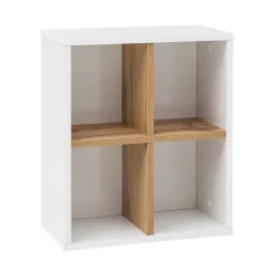 Wohnen 41x49x21 Bad Wandregal mit 4 Fächern - Utiona