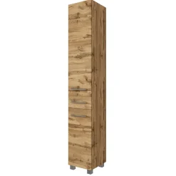 30x180x35 Badezimmer Hochschrank 2-türig - Lemnas^Wohnen Sale