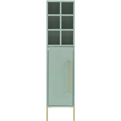 Wohnen 31x131x22 Badschrank in Mintgrün & Gold - Aparcian