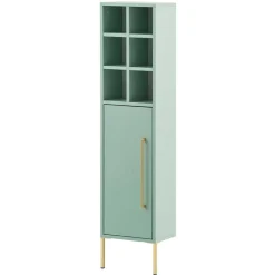 Wohnen 31x131x22 Badschrank in Mintgrün & Gold - Aparcian