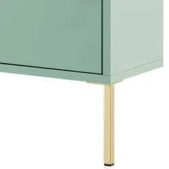 Wohnen 31x131x22 Badschrank in Mintgrün & Gold - Aparcian