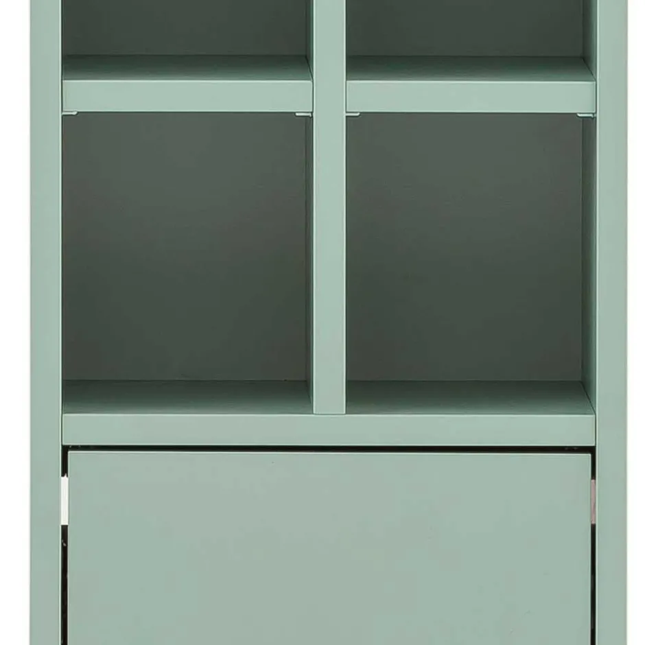 Wohnen 31x131x22 Badschrank in Mintgrün & Gold - Aparcian