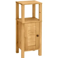 34x86x30 Badschrank mit Lamellentür & Ablage - Zavieca I^Wohnen