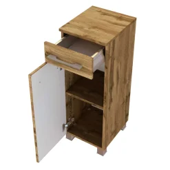 Wohnen 30x79x35 Bad-Unterschrank mit einer Schublade - Lemnas