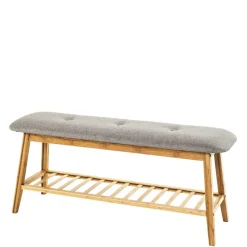 100x44x30 Bambus Bank in Naturfarben - Ponzas^Wohnen Discount