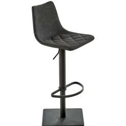 43x110x50 Barhocker mit Lehne in Schwarz - Speranza^Wohnen Clearance