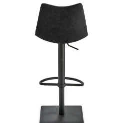 43x110x50 Barhocker mit Lehne in Schwarz - Speranza^Wohnen Clearance