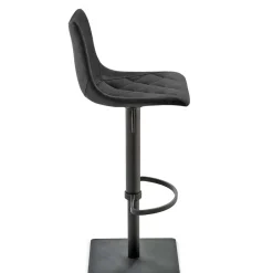 43x110x50 Barhocker mit Lehne in Schwarz - Speranza^Wohnen Clearance