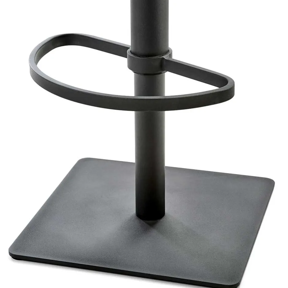 43x110x50 Barhocker mit Lehne in Schwarz - Speranza^Wohnen Clearance