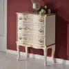 Wohnen 58x80x31 Barock Kommode mit drei Schubladen - Iviada
