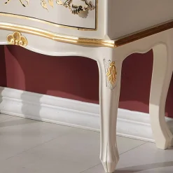 Wohnen 58x80x31 Barock Kommode mit drei Schubladen - Iviada