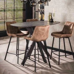 Wohnen 140x93x80 Bartisch in Bootsform - Yonella