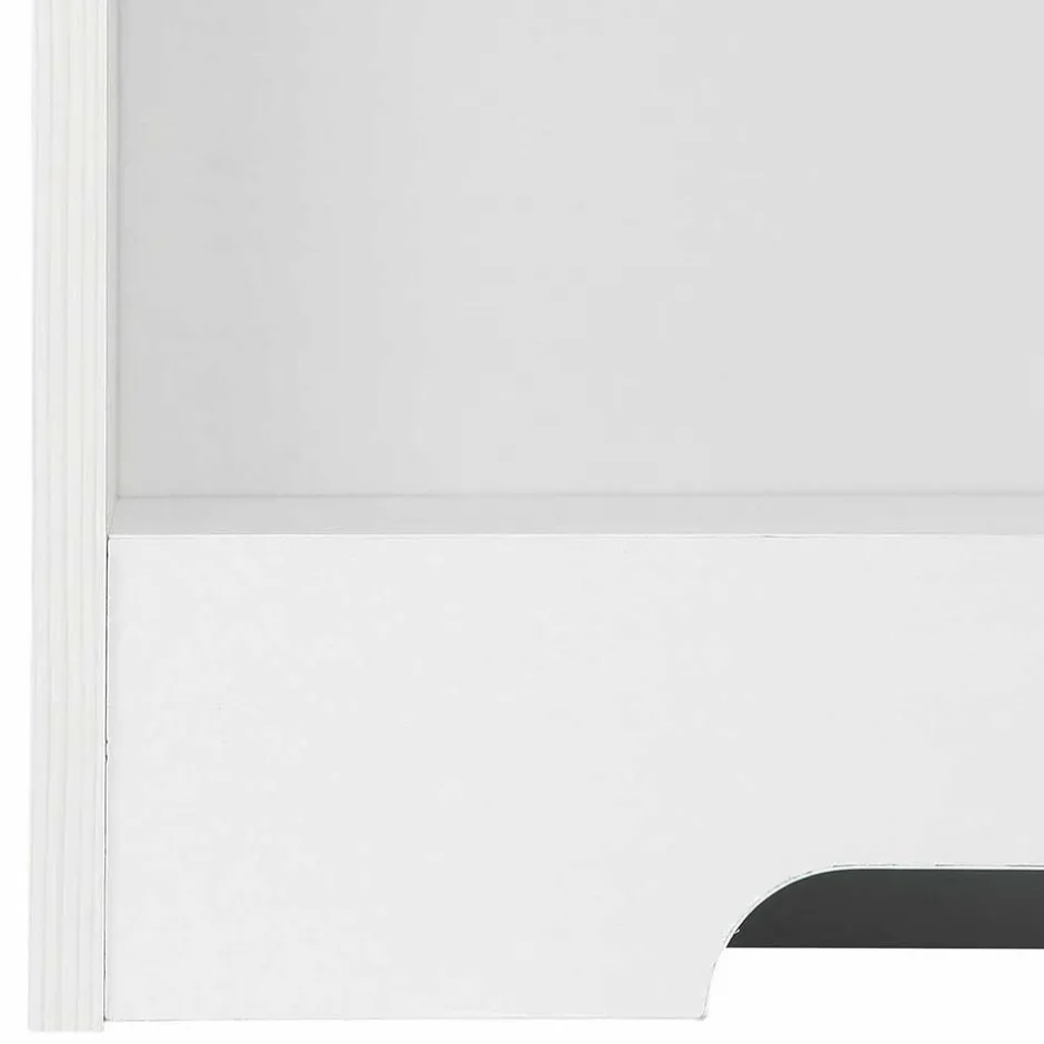 Wohnen 75x180x30 Bücher Regal mit fünf Fächern - Akedra