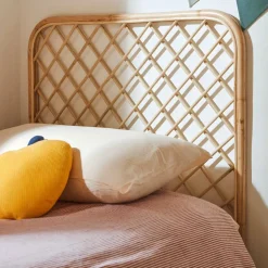 90x110x4 Bett Kopfteil aus Rattan - Daniel^Wohnen Best