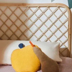 90x110x4 Bett Kopfteil aus Rattan - Daniel^Wohnen Best