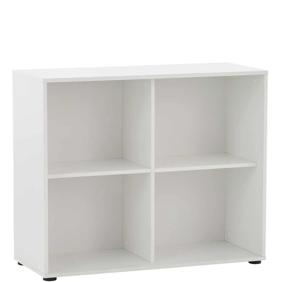 Wohnen 100x84x41 Büro Aktenregal in Weiß - Empire