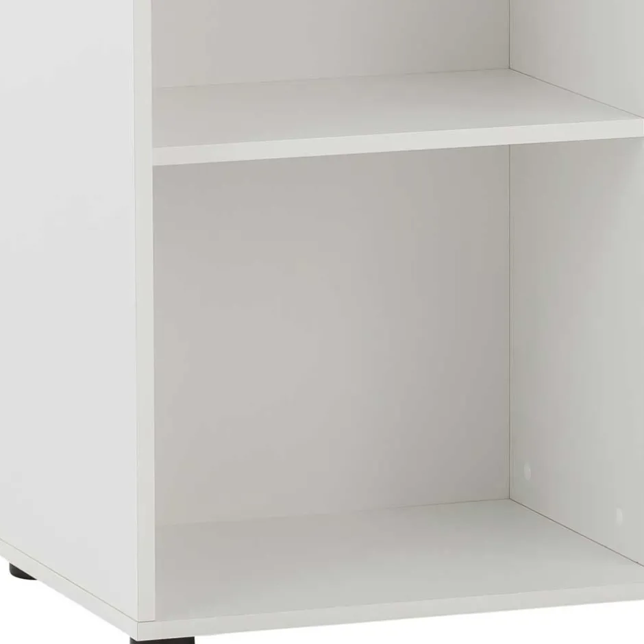 Wohnen 100x84x41 Büro Aktenregal in Weiß - Empire
