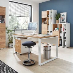 Wohnen 158x75x79 Büro Arbeitstisch zweifarbig - Situatica