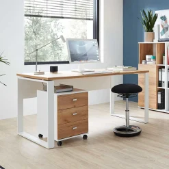 Wohnen 158x75x79 Büro Arbeitstisch zweifarbig - Situatica