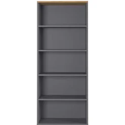 Wohnen 80x197x40 Büro Ordnerregal mit fünf Fächern - Ovgunia