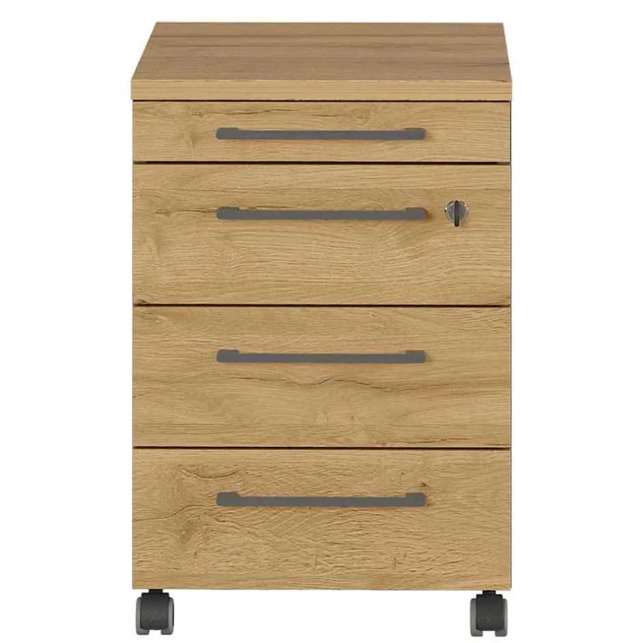 42x61x49 Büro Rollcontainer mit Utensilienfach - Ovgunia^Wohnen Sale