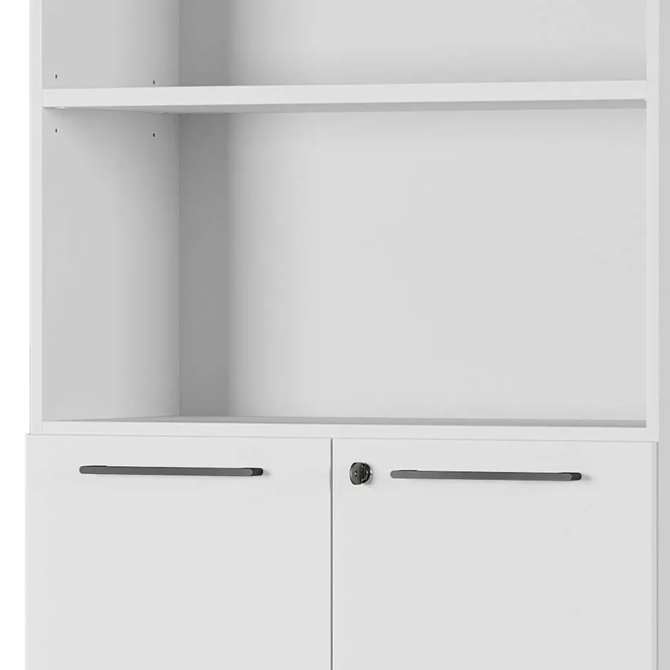 80x197x40 Büro Schrank mit 2 Fächern & 2 Türen - Ofledio^Wohnen Outlet