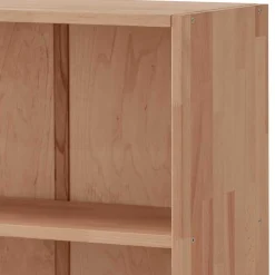 Wohnen 80x112x33 Büroregal aus Buche Massivholz - Bash