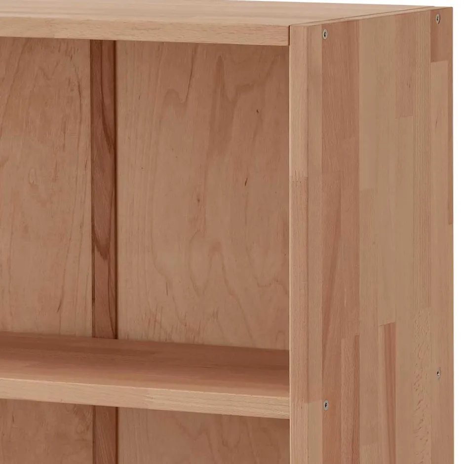 Wohnen 80x112x33 Büroregal aus Buche Massivholz - Bash