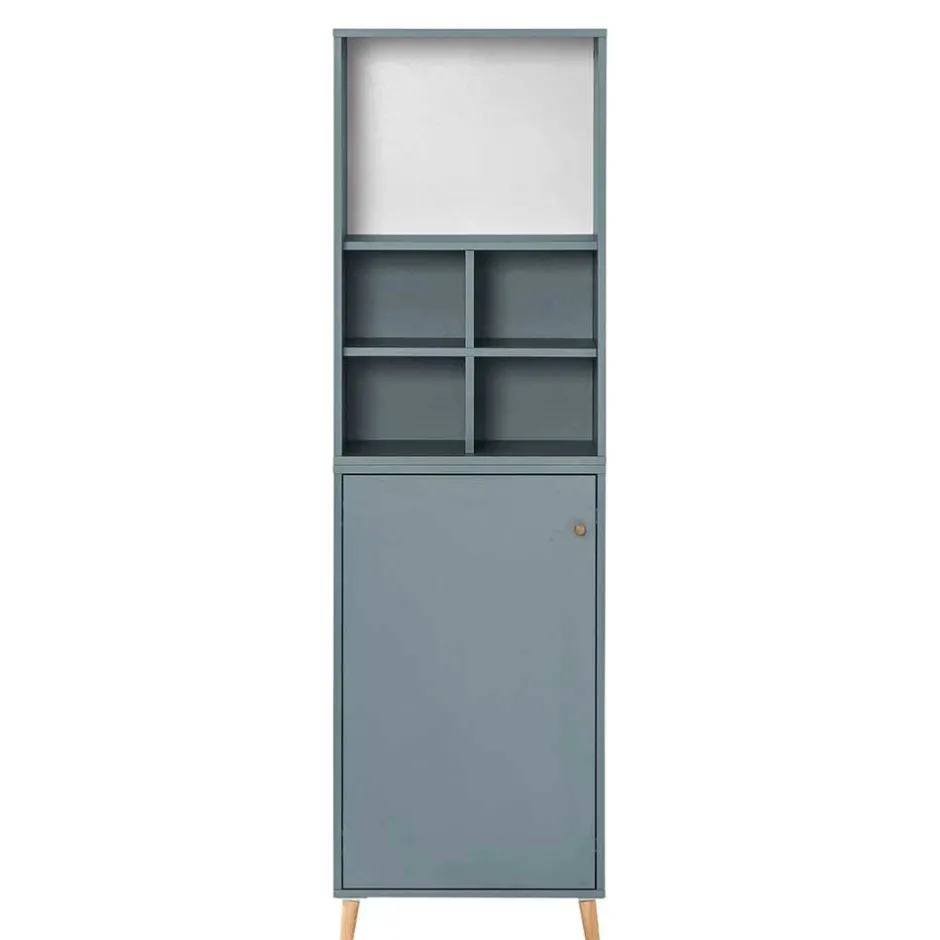 51x185x41 Büroschrank mit 5 Fächern & Tür - Baiamare^Wohnen New